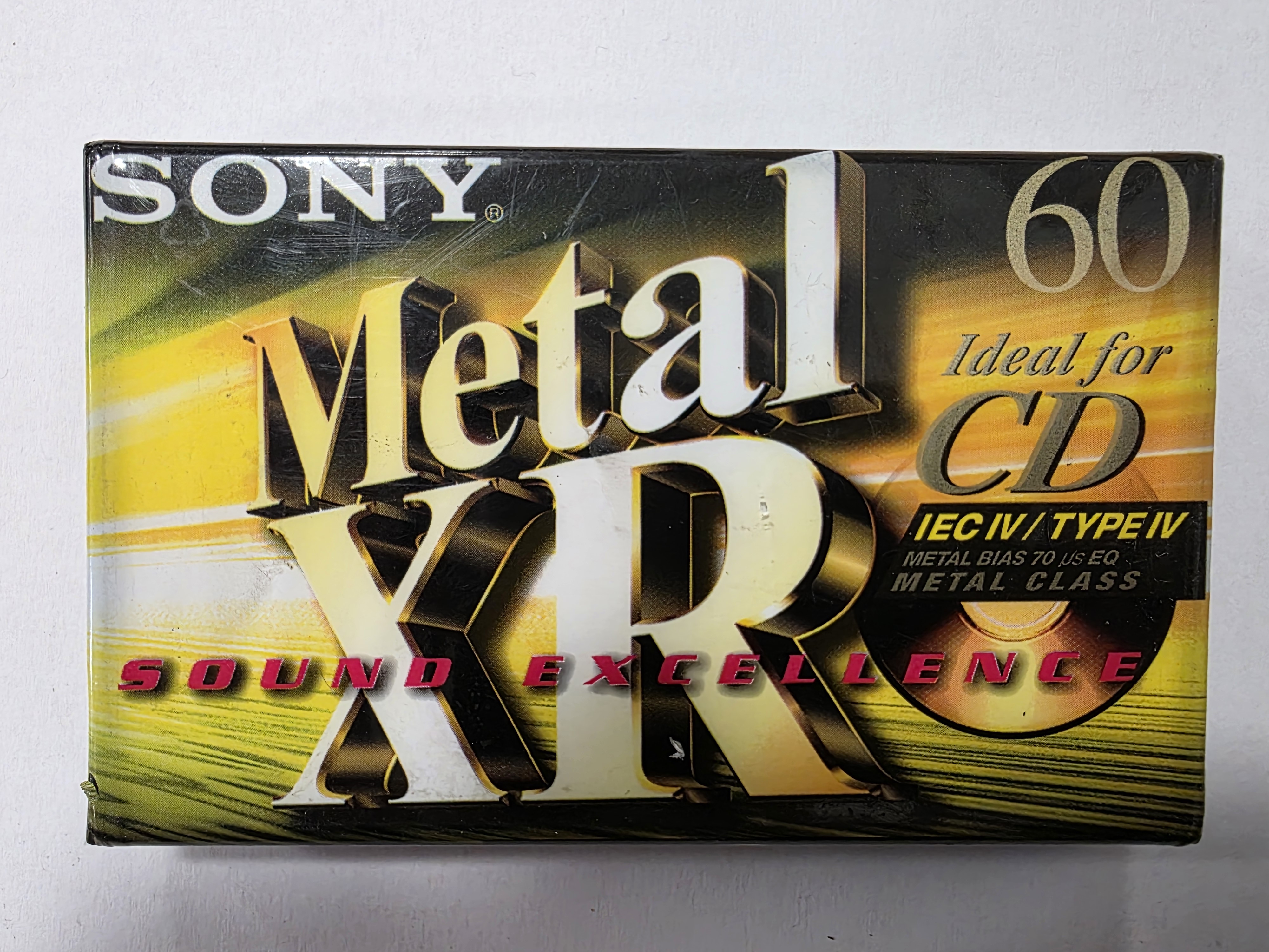 SONY Metal XR audio kazeta 60 minut