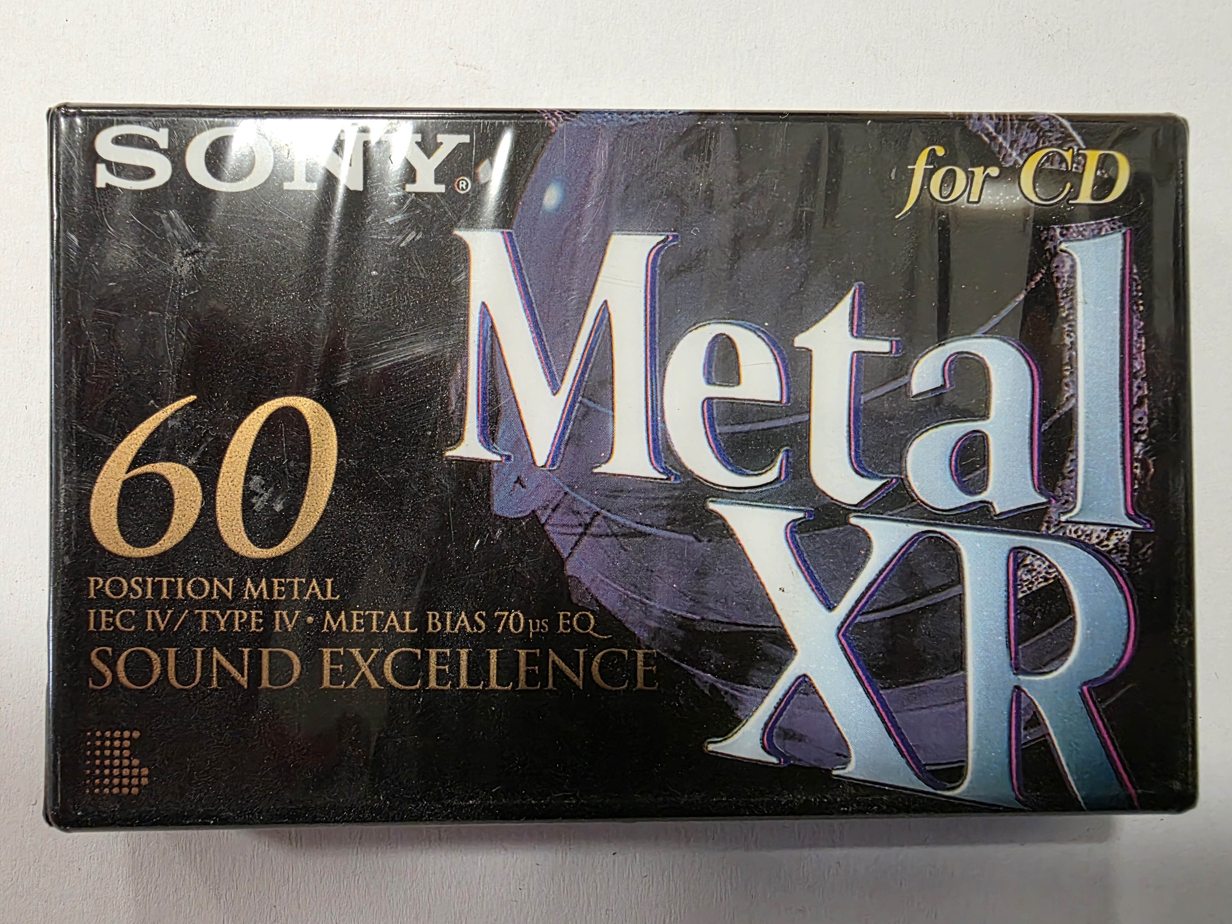 SONY Metal XR audio kazeta 60 minut