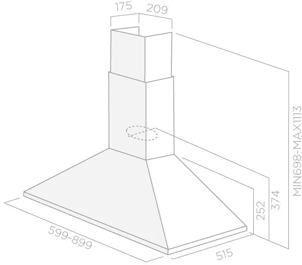 Elica Tamaya PB WH/A/90