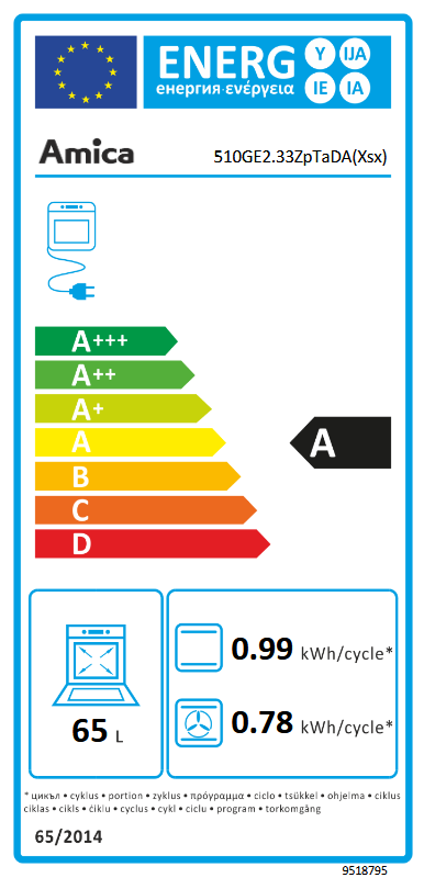 Amica 510GE2.33ZpTaDA(Xsx)