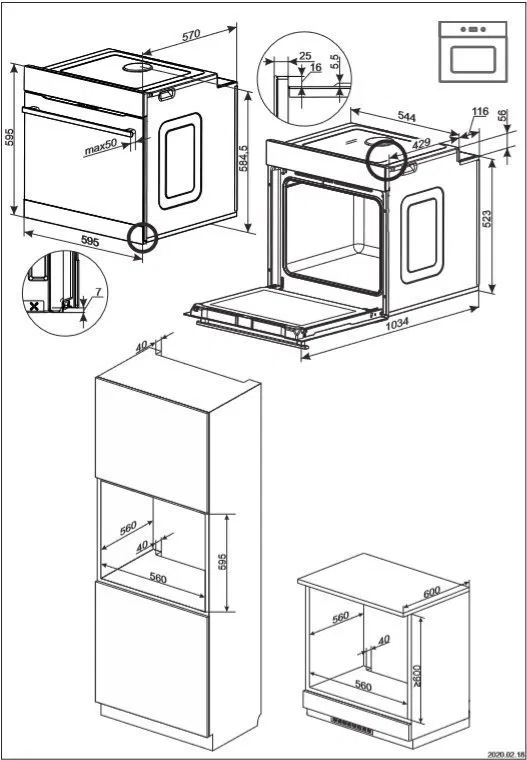 Amica TXB 125 TCX PYRO