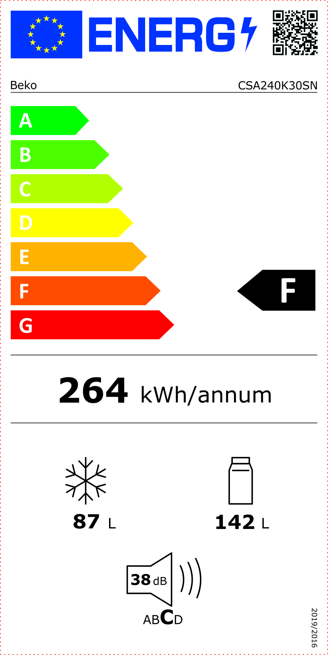 Beko CSA 240 K30SN