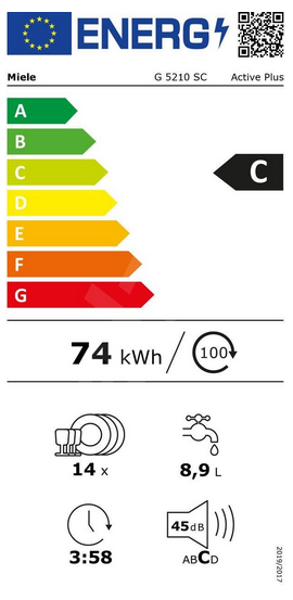 Miele G 5210 SC Active Plus briliantová bílá