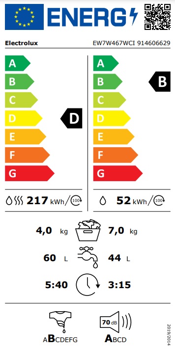 Electrolux EW7W467WCI