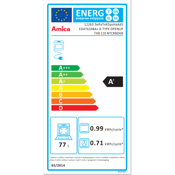 Amica TXB 120 NTCRBDKB