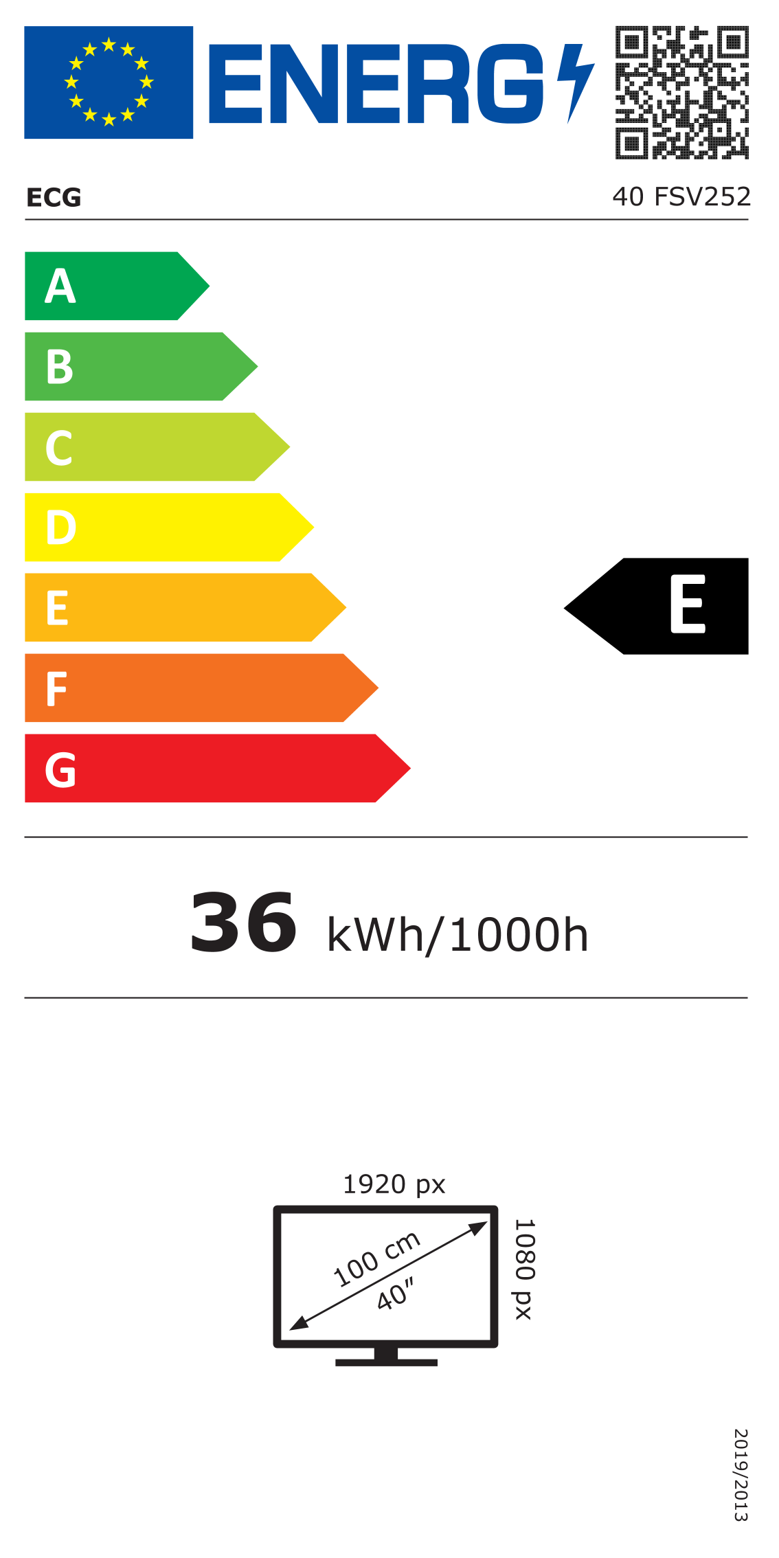 ECG 40" LED (40FSV252)