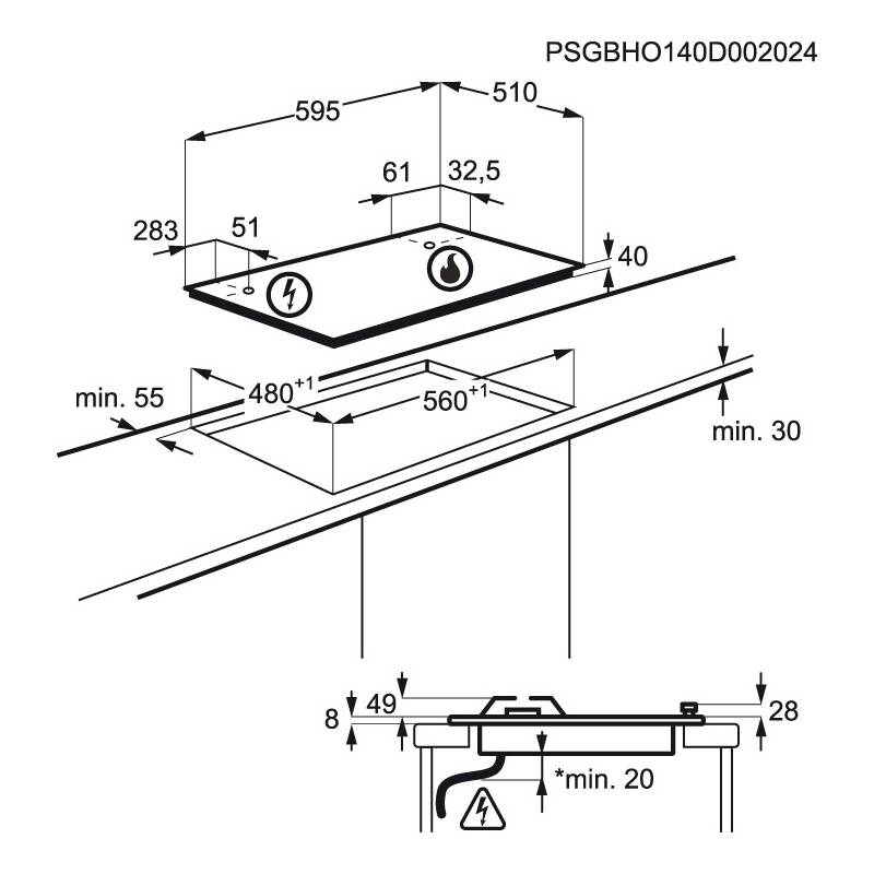 Electrolux KGS6424SX