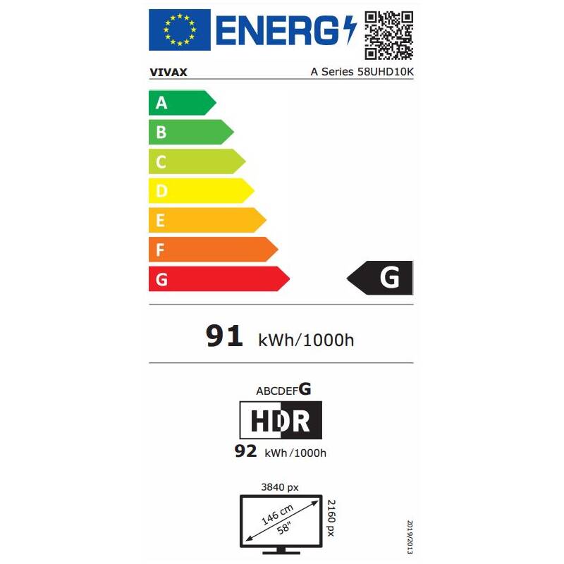 Vivax 58" LED (58UHD10K)