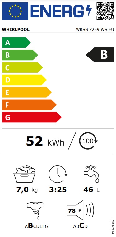 Whirlpool WRSB 7259 WS EU