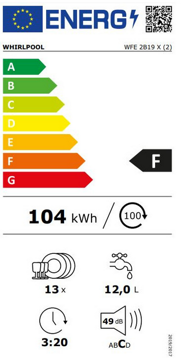 Whirlpool WFE2B19X