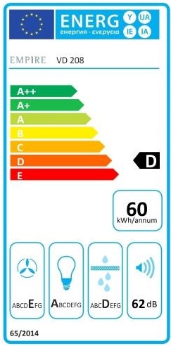 CATA Empire VD 208050, šedá/nerez