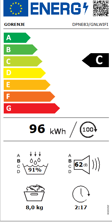 Gorenje DPNE83/GNLWIFI