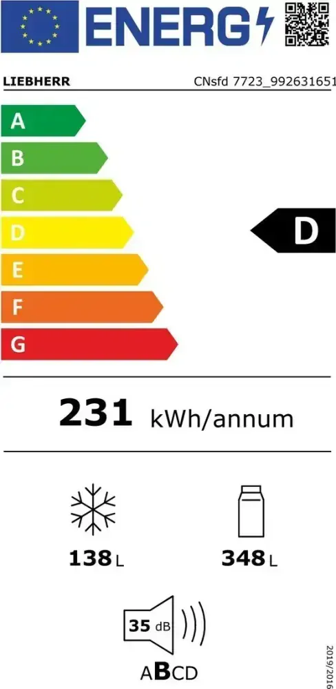 Liebherr Plus CNsfd 7723