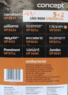 Concept SMS9000 sáčky do vysavače
