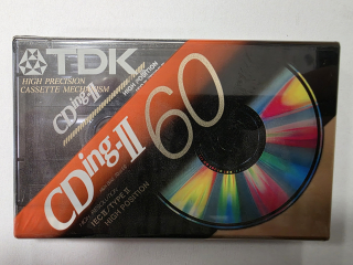 TDK CDing-II audio kazeta 60 minut 