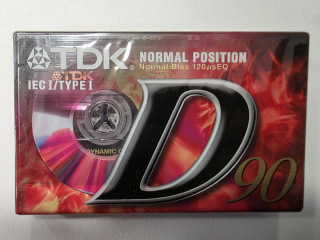 TDK IEC I/TYPE I audio kazeta 90 minut