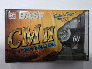 BASF CM II audio kazeta 60 minut Chrome 
