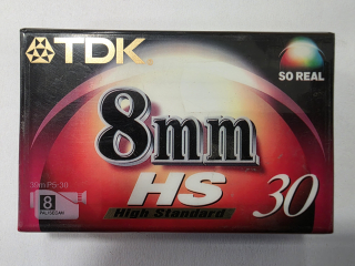 TDK 8mm HS 30 minut kazeta do videokamery