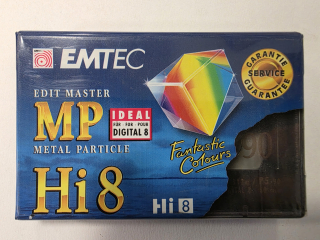 EMTEC MP Hi8 90 minut kazeta do videokamery 