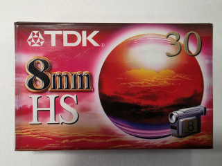TDK 8mm HS 30 minut kazeta do videokamery 